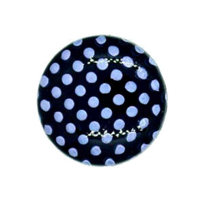 Navy spotted buttons