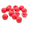 red half ball buttons