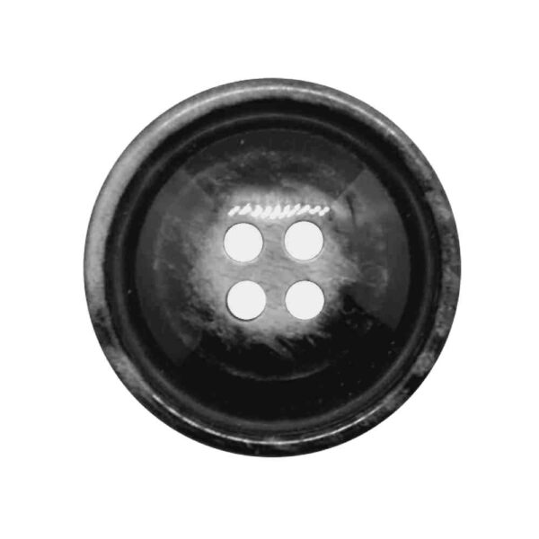 Domed rim coat buttons