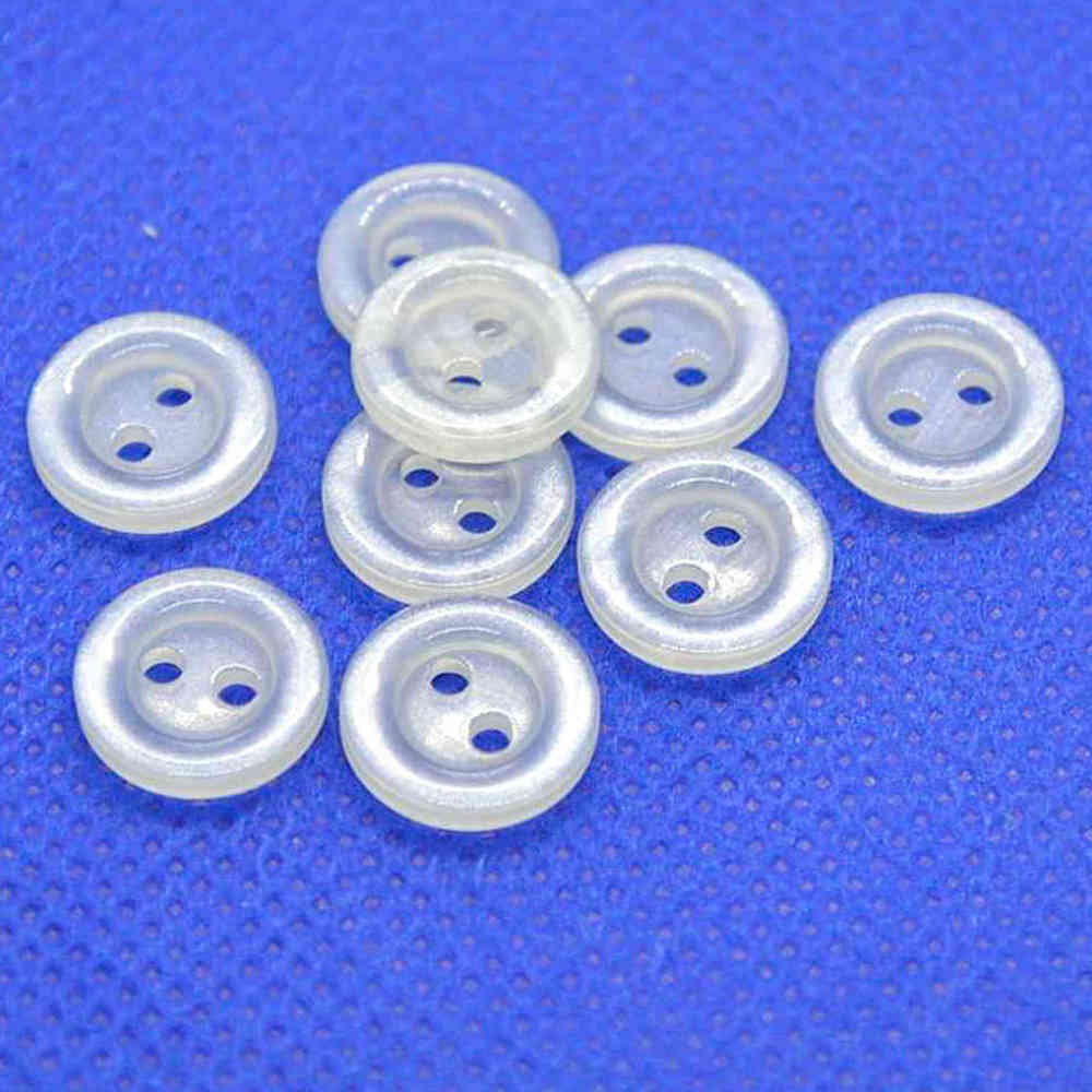 TRANSPARENT SHIRT BUTTONS 11.5mm - Nasias Buttons