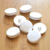 Acrylic White buttons