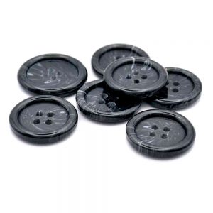 Black horn effect buttons