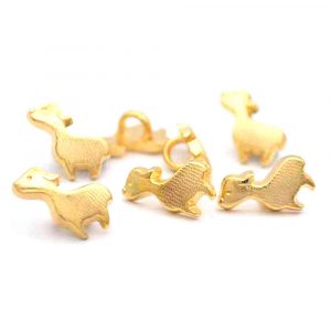 gold lamb buttons