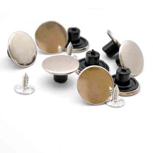 Silver Hammer on jeans buttons