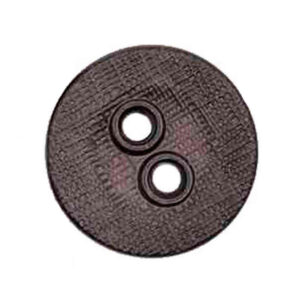 Brown metal eyelet buttons