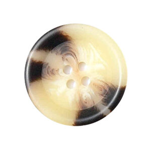Brown translucent button