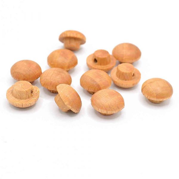 Maple wood buttons