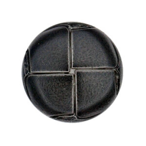BLACK BUTTONS LEATHER EFFECT 25.5mm