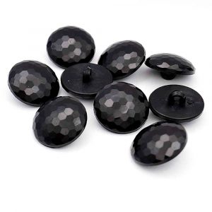 faceted domed buttons