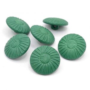 green Weave design buttons