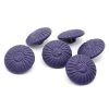 purple Weave design buttons