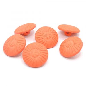 orange Weave design buttons