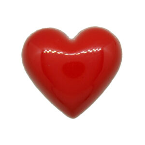 red heart buttons