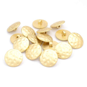 Dimpled Gold buttons