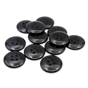 Black 4 hole buttons