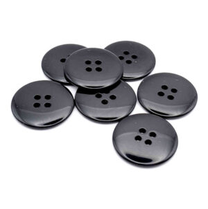 Black slim buttons