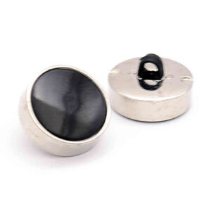 Black Silver rim buttons