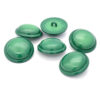 Green domed buttons