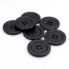 Satin Black clown buttons