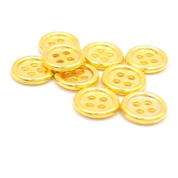 Yellow Gold rim buttons