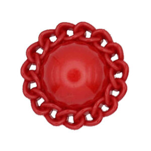 Red Domed Fancy buttons