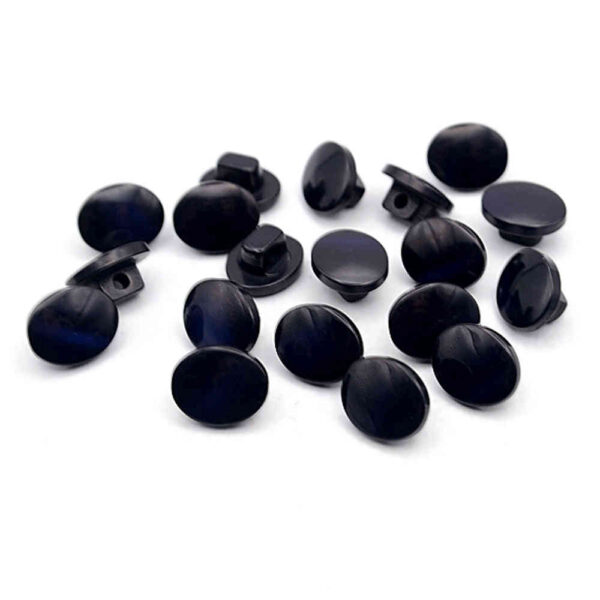 Navy Blue Oval Buttons