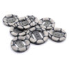 Matt Grey rim buttons