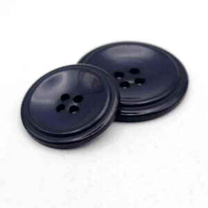 Navy Double rim buttons