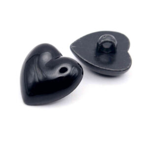 Black Heart buttons