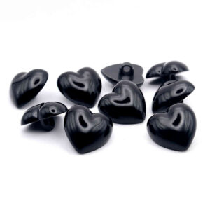 Black Heart buttons