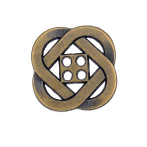 Metal Celtic Knot button