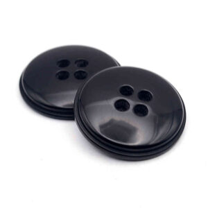 Black Domed Buttons
