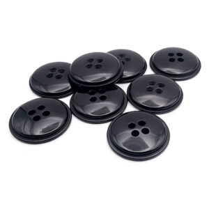 Black Domed Buttons