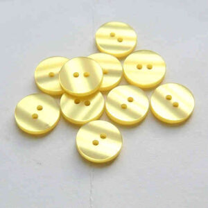 Yellow Pearlescent Button