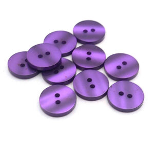 Purple pearlescent button