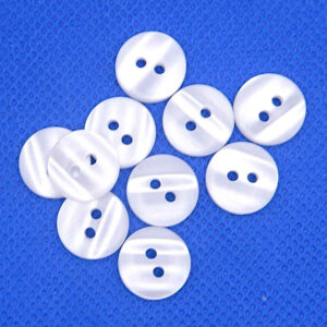 13mm White buttons