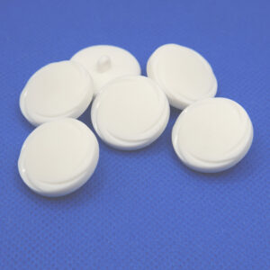 matt white buttons