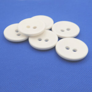 white saucer buttons