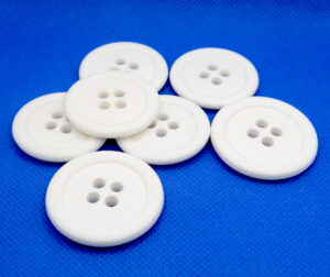 white clown buttons