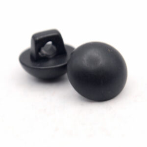 Matt Black Half Ball buttons