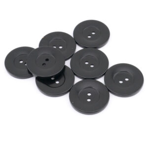 glossy black rim buttons