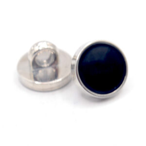 black silver rim buttons
